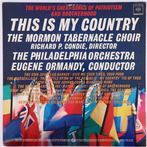This Is My Country, Mormon Tabernacle Choir/Philadelphia Orchestra 2x LP Record - Picture 2 of 16
